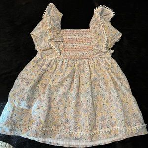 3/$15❣️MAX STUDIO Baby Girls Pastel Floral Dress; 2T
